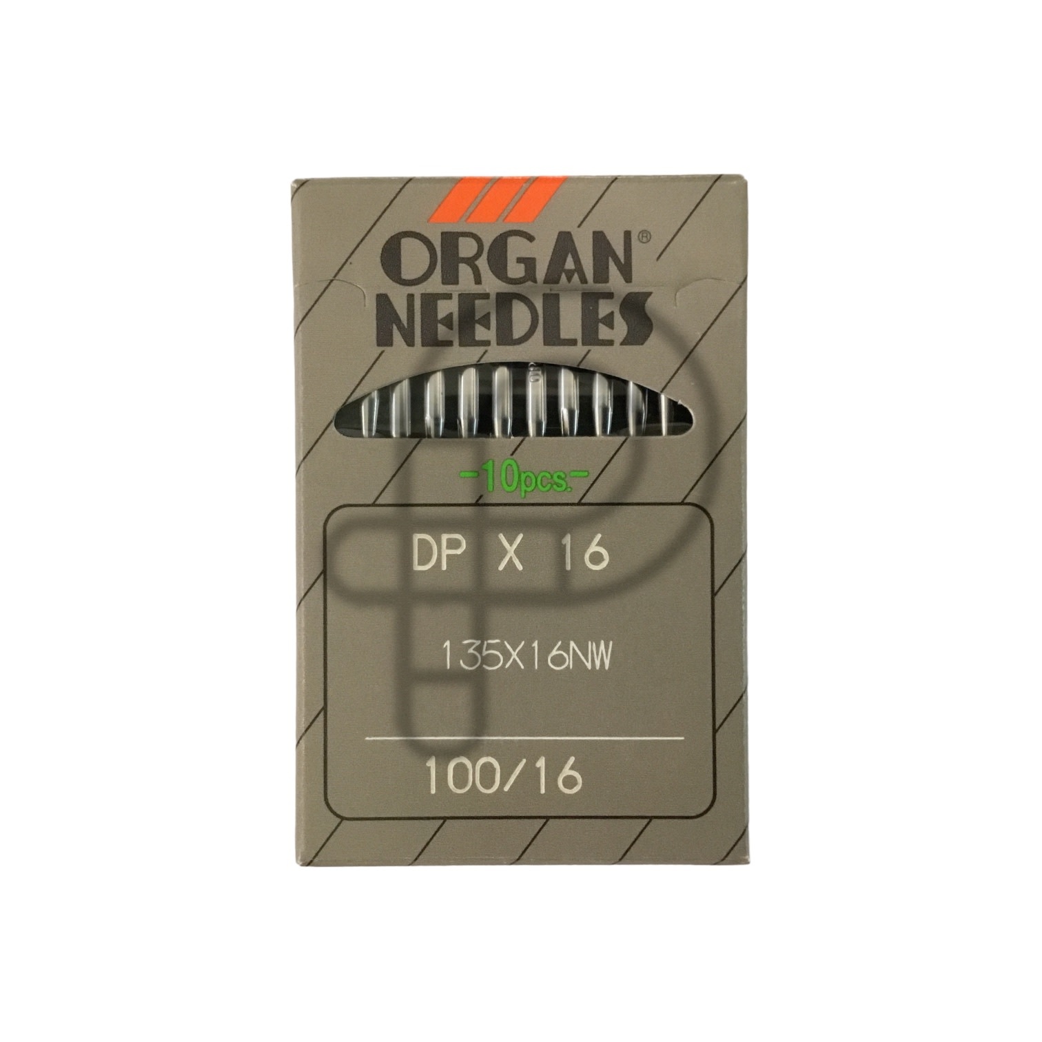 Organ Aiguilles industrielle Organ DPX16 Cuir Gr:100/16 Pqt 10