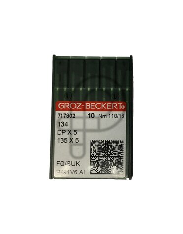 Groz - Beckert Aiguille Grozbeckert - 10 aiguilles dpx5 135x5 (18/110-FB, Ball Point) 717802