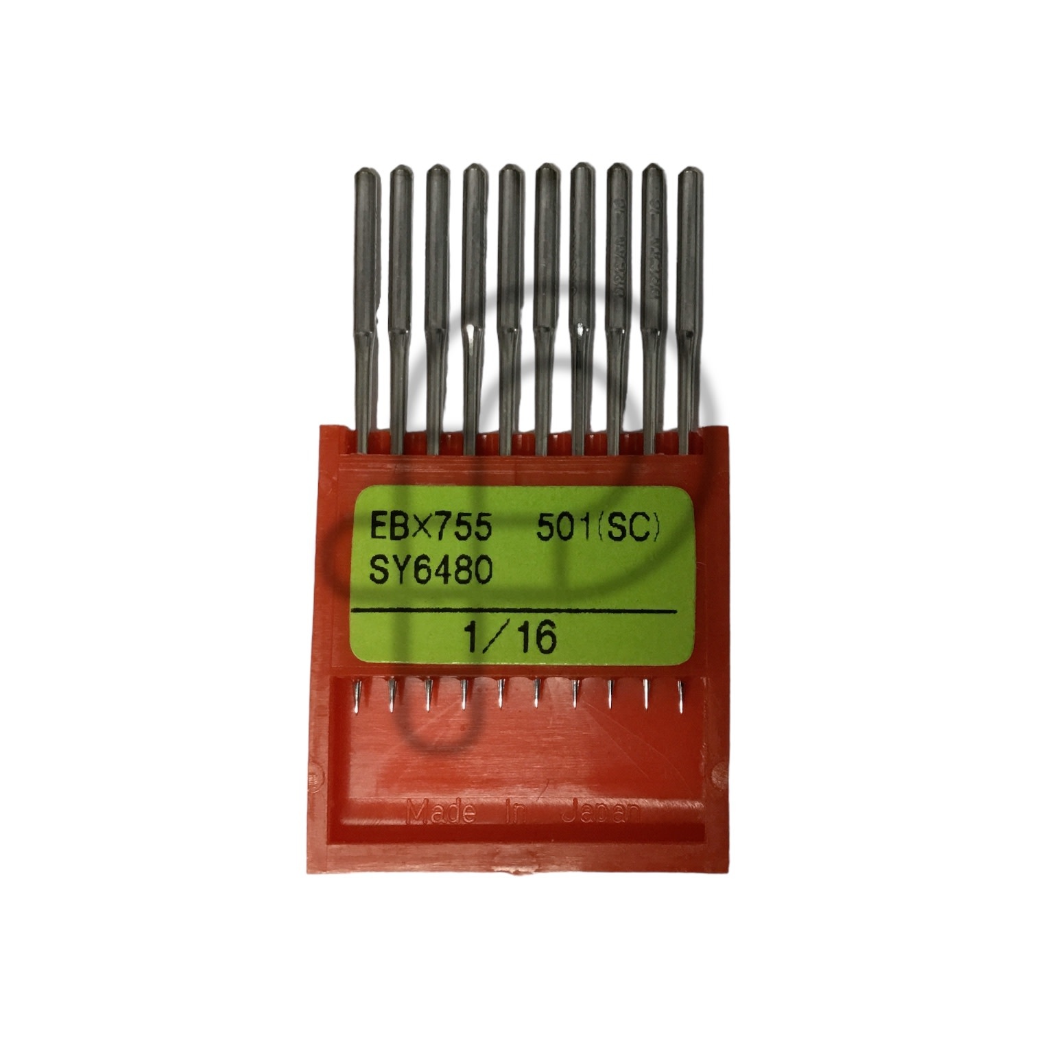 Organ Aiguille Industrielle EBX755 grandeur 16, paquet de 10