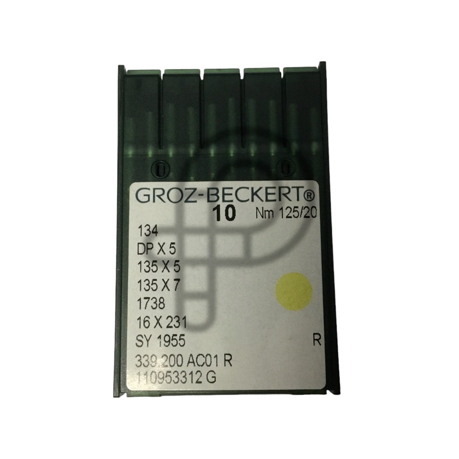 Groz - Beckert Aiguilles Groz Beckert DPx5 339.200 paquet de 10 GR 20 R, Sharp