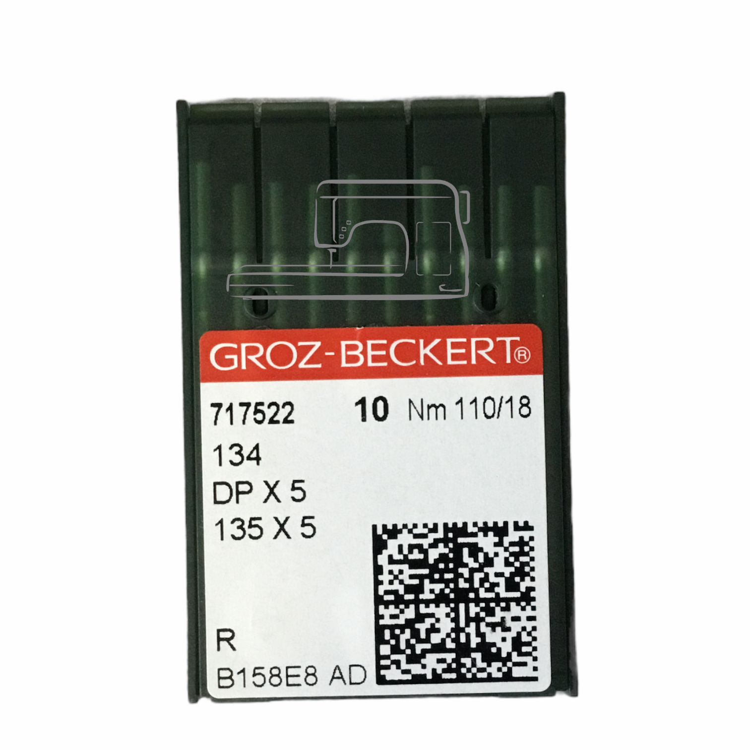 Groz - Beckert DISC Aiguilles Groz Beckert DPX5 GR 18 R paquet de 10 717522