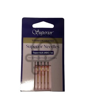 Superior Aiguilles Superior Titanium Topstich 90/14