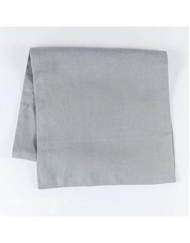Kimberbell Cool grey linen tablerunner