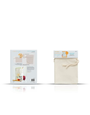 Kimberbell Sac à cordon en toile à personnaliser, lot de 2, beige