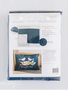 Kimberbell Housse de coussin matelassée à personnaliser, lombaire, 12 x 18 po, lin bleu marin