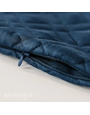Kimberbell Housse de coussin matelassée à personnaliser, lombaire, 12 x 18 po, lin bleu marin