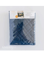 Kimberbell Housse de coussin matelassée à personnaliser, lombaire, 12 x 18 po, lin bleu marin
