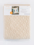 Kimberbell Quilted pillow cover blank, 18 x 18″ sand linen
