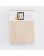 Kimberbell Housse de coussin matelassée à personnaliser, 18 x 18 po, lin sable