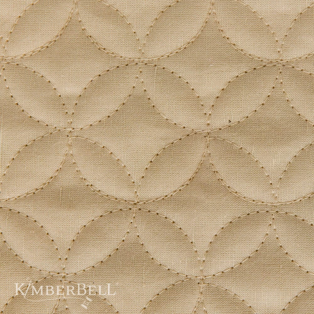 Kimberbell Housse de coussin matelassée à personnaliser, 18 x 18 po, lin sable