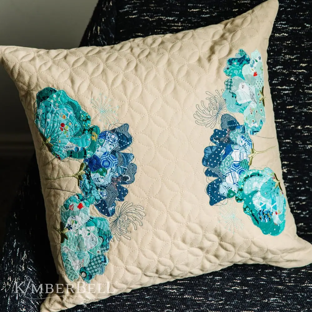 Kimberbell Housse de coussin matelassée à personnaliser, 18 x 18 po, lin sable