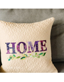 Kimberbell Quilted pillow cover blank, 18 x 18″ sand linen