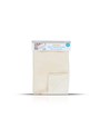 Kimberbell Pochette zippée vierge à personnaliser, crème, grande taille