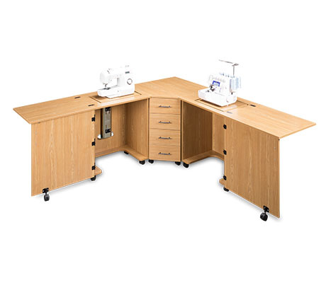 Sylvia Design Meuble machine et surjeteuse modèle 1350