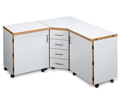 Sylvia Design Machine and serger cabinet model 1350