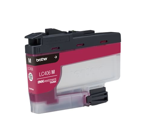 Brother Brother LC406MS Cartouche d’encre authentique magenta à rendement standard INKvestment Tank