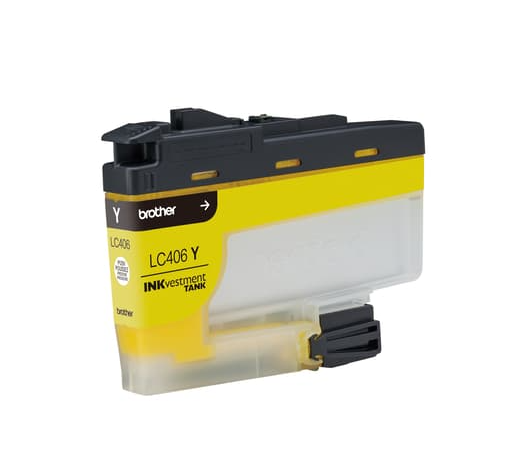 Brother Brother Genuine LC406YS Standard-Yield Yellow Ink Cartridge