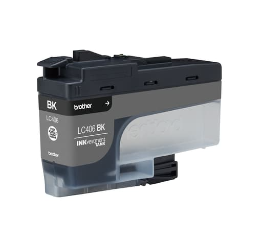 Brother Brother Genuine LC406BKS INKvestment Tank Standard-Yield Black Ink Cartridge