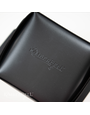 Kimberbell Folding storage tote blank, leather, black