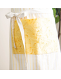 Kimberbell Pinstripe apron blank, yellow