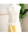 Kimberbell Pinstripe apron blank, yellow