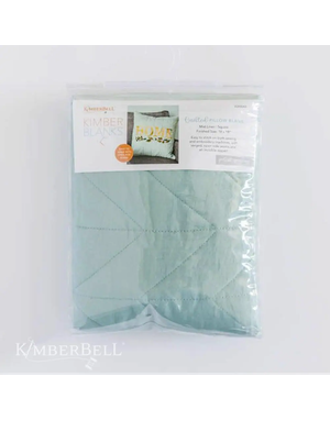 Kimberbell Housse de coussin matelassée à personnaliser, 18 x 18 po, lin brume