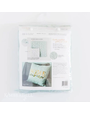 Kimberbell Housse de coussin matelassée à personnaliser, 18 x 18 po, lin brume
