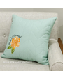 Kimberbell Housse de coussin matelassée à personnaliser, 18 x 18 po, lin brume