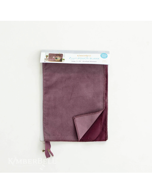 Kimberbell Pochette zippée de grande taille à personnaliser, améthyste