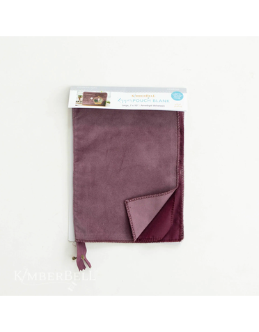 Kimberbell Amethyst large zipper pouch blank