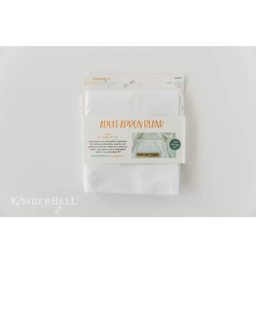 Kimberbell Tablier pour adulte à personnaliser, blanc