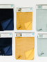 Kimberbell Velveteen zipper pouch blank, small 6x8'', mustard