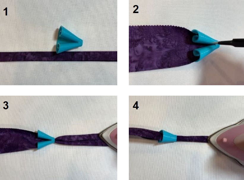 Purple Hobbies LLC Outil à biais double pli 2 po