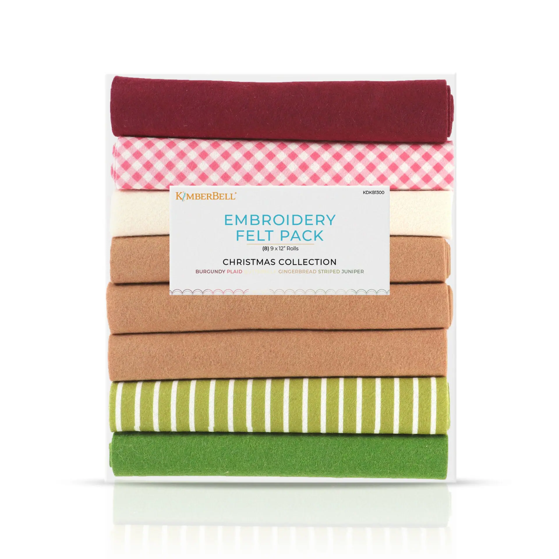 Kimberbell Embroidery felt pack, christmas collection
