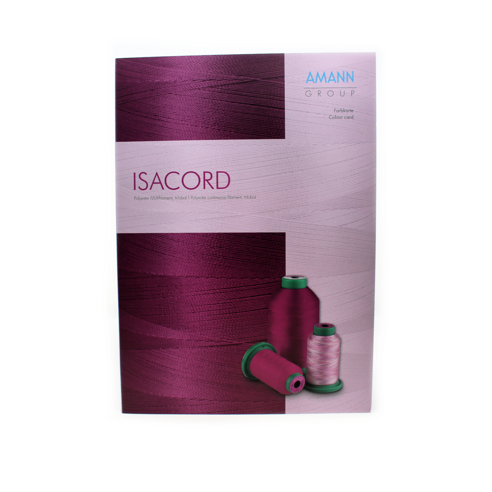 Isacord Isacord colour chart with wrapped thread samples