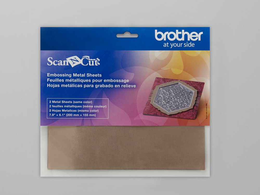 Brother Feuilles en métal fini laiton pour l'embossage