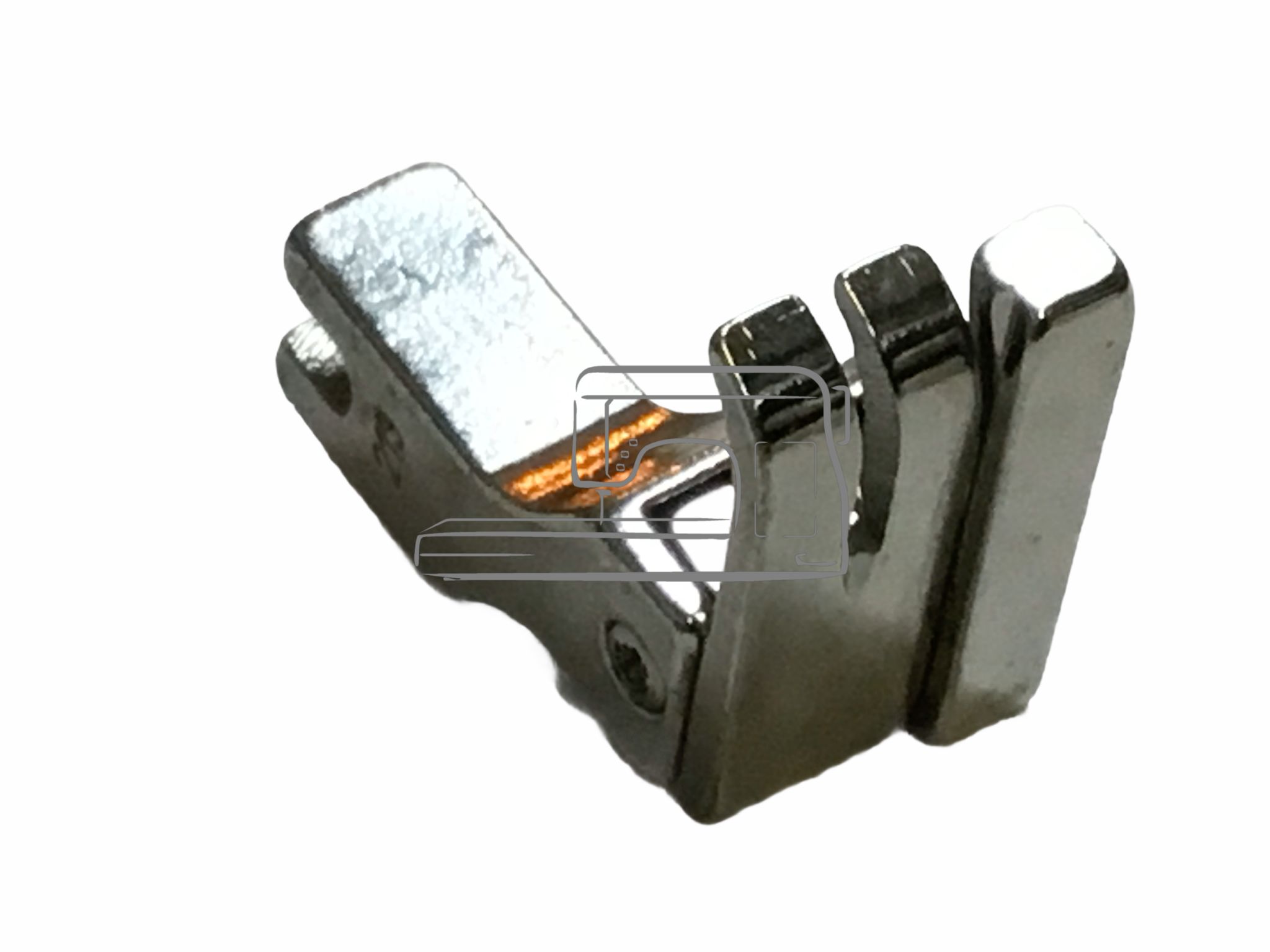 Industriel Pied compensateur droit, 3/16 po.
