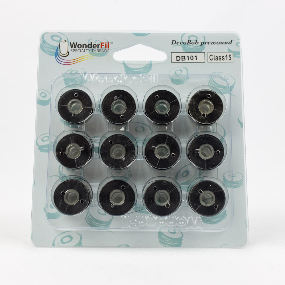 WonderFil DecoBob Canettes de fil Decobob noir