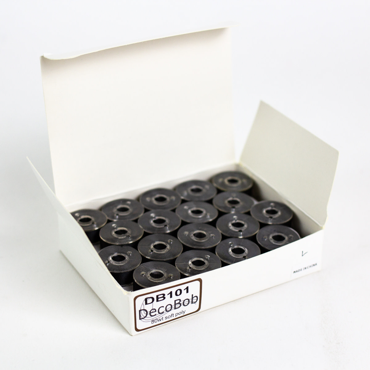 WonderFil DecoBob Canettes de fil Decobob noir