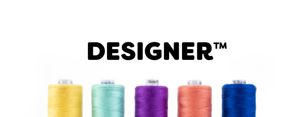 WonderFil Designer Fil polyester 40wt Designer au choix 1000m