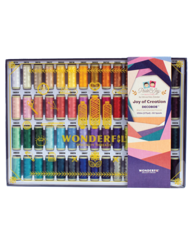 WonderFil DecoBob Ensemble fils Decobob assorti Veruschka Zarate 250m (60 Bobines)