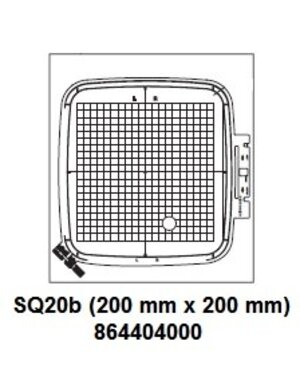 Janome Cadre Cerceau Sq20B  200 x 200 pour MC500e & MC450e Janome