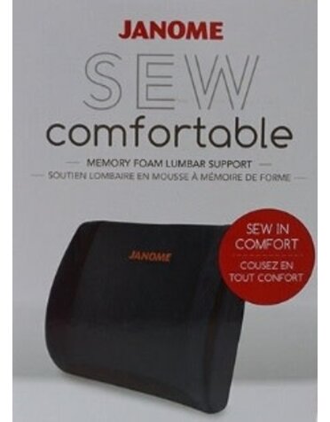 Janome Seat Lumbar support with Janome Logo
