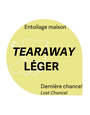 Générique Tear-Away léger blanc déchirable 8 x 8po 1.9oz (45 feuilles) entoilage maison