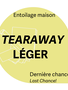 Générique Tear-Away léger doux blanc déchirable 7.5 à 8 x 7.5 à 8po 1.7oz (75 feuilles) entoilage maison