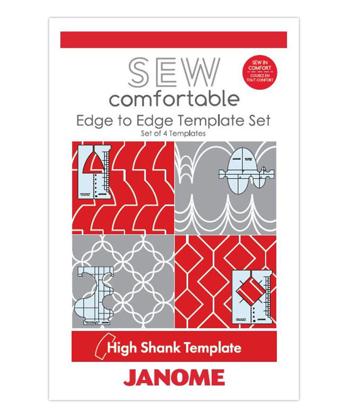 Janome Janome high shank ruler set edge to edge