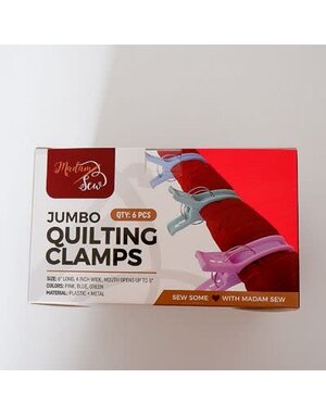 Madam Sew Extra large jumbo quilting clamps