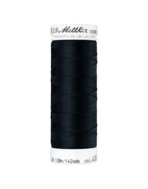 Mettler Seraflex elastic thread 50wt Black 130m
