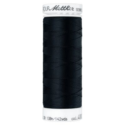 Mettler Seraflex elastic thread 50wt Black 130m