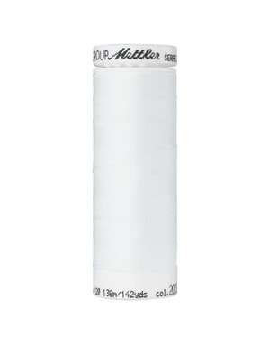 Mettler Seraflex elastic thread 50wt blanc 130m